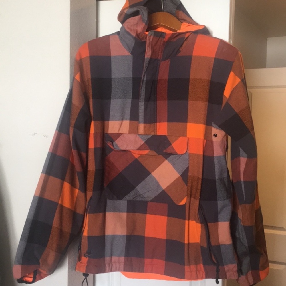 Nike half zip reversible/double sided jacket